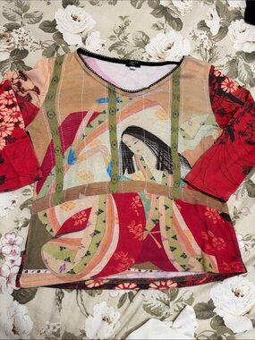 Vintage Jasmine Beautiful Design Top